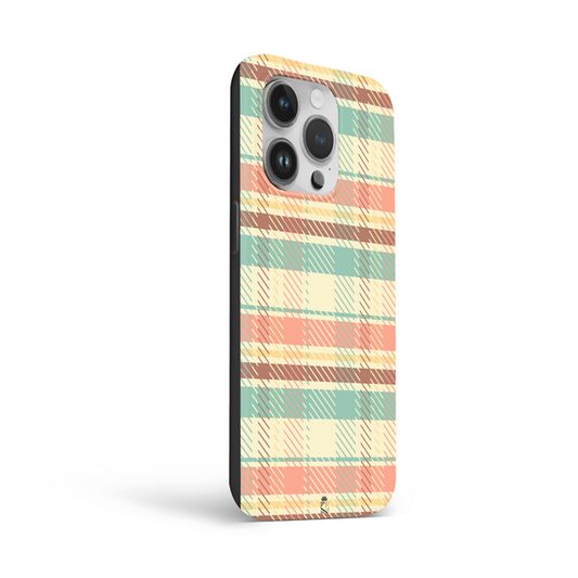 Mild Tone Stripes Pattern Flexible Soft Silicone Case