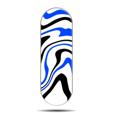 Blue Black Fluid Phone Slider Grip