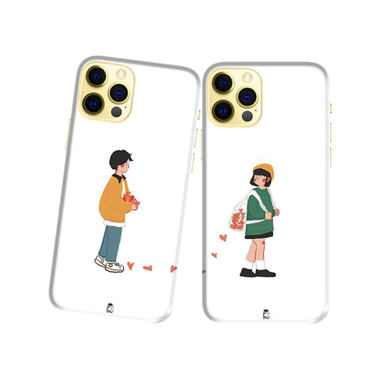 Bags of Love Slim Hard Couple Phone Case