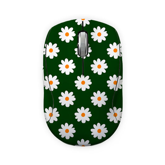 Green Floral Mouse Skin