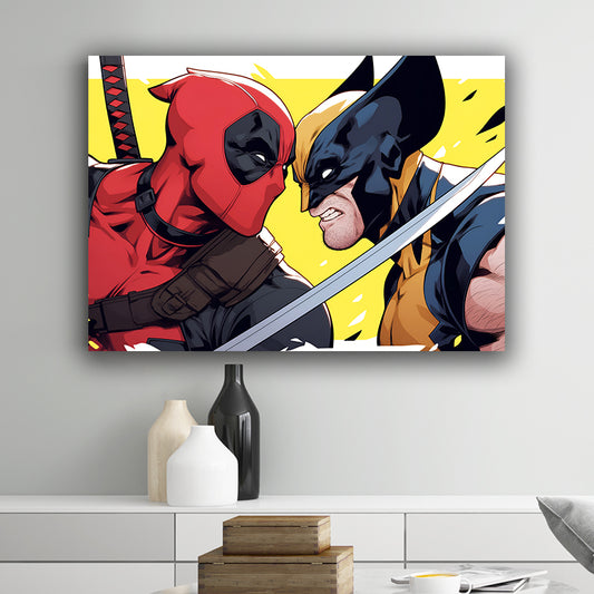 Deadpool vs Wolverine Poster