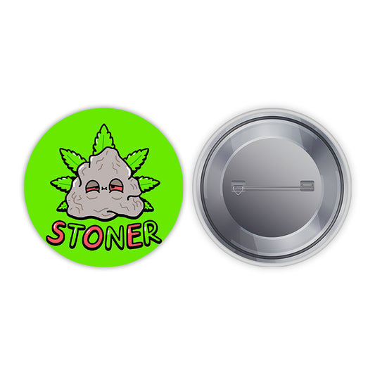 Stoner Pin-back Button Badge