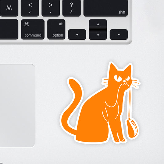 Mouse Killer Laptop Sticker