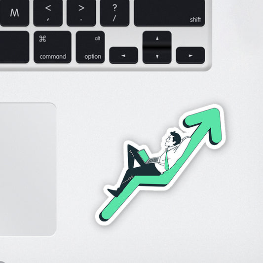 Market King Laptop Sticker