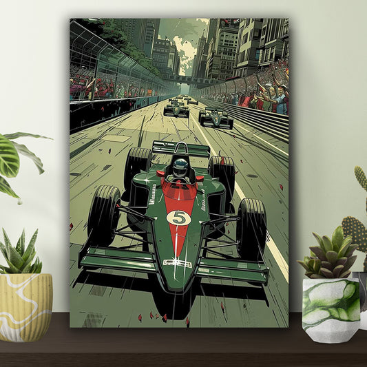 Street Racing Car Poster