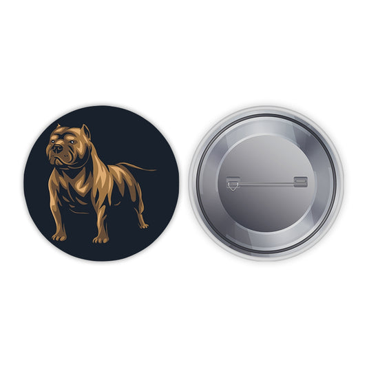 Pitbull Pin-back Button Badge