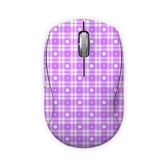 Purple Stars Mouse Skin