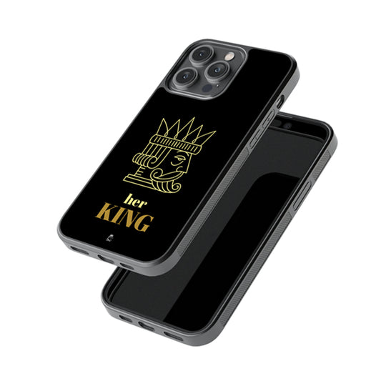 Her King Glass Phone case