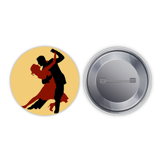 Couple Dance Pin-back Button Badge