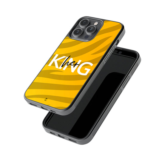 Her King Glass Phone case