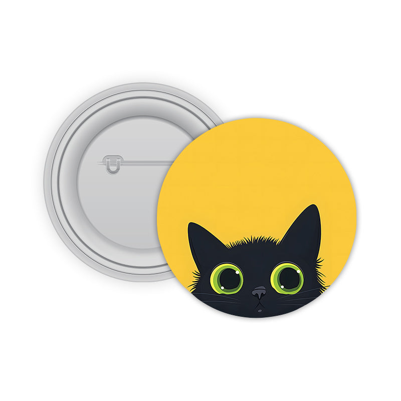 Innocent Cat Pin-back Button Badge