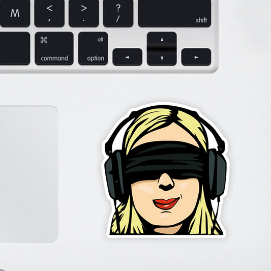 Blind Gamer Laptop Sticker