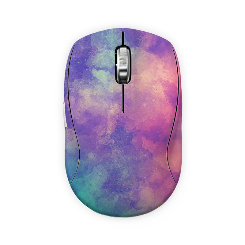 Purple Paint Splash Mouse Skin