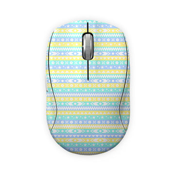 Linear Blue Pattern Mouse Skin