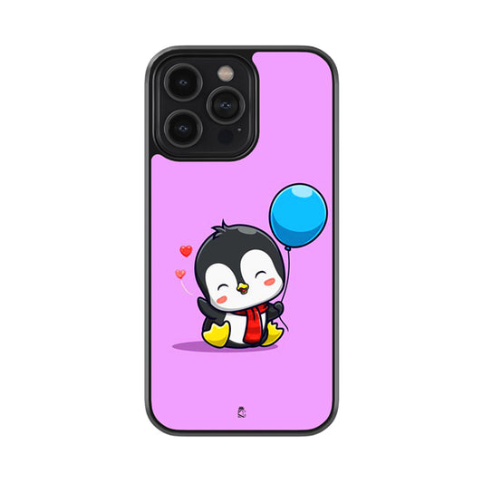 Baby Love Penguin Glass Case