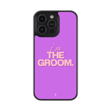 Im the Groom Glass Phone case