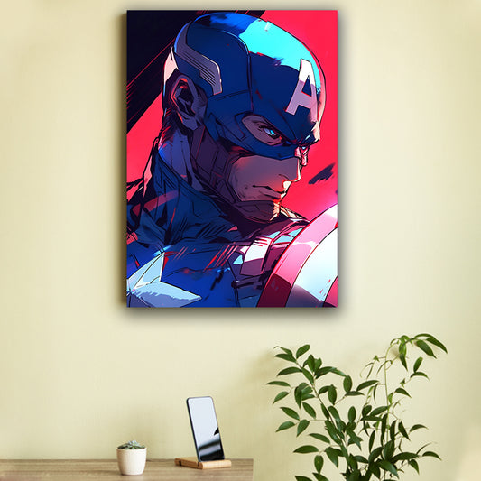 Captian America Pop Art Poster