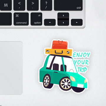 Enjoy Your Trip Laptop Sticker