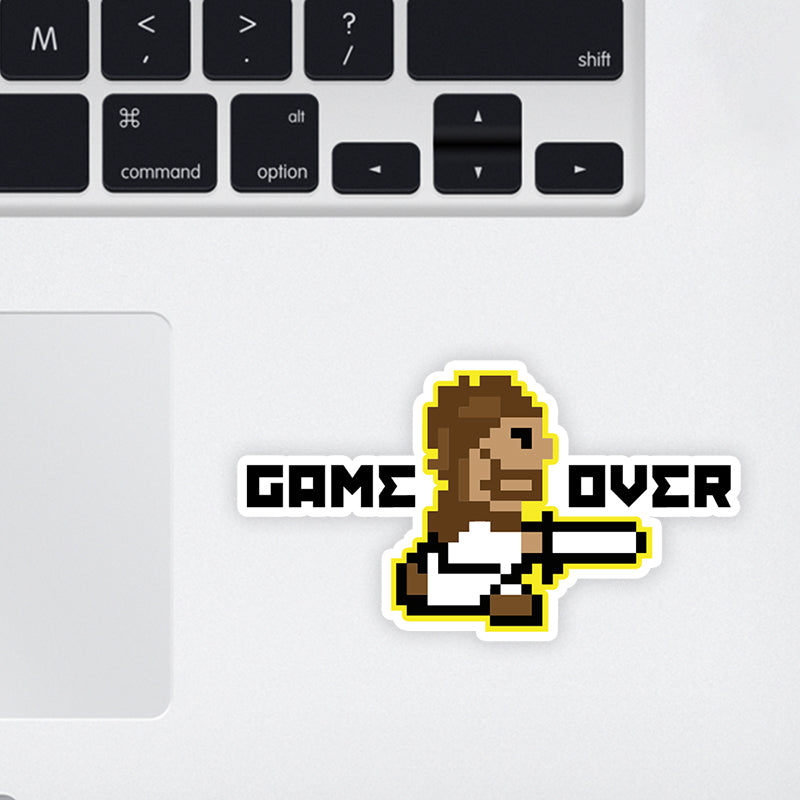 Game Over Laptop Sticker