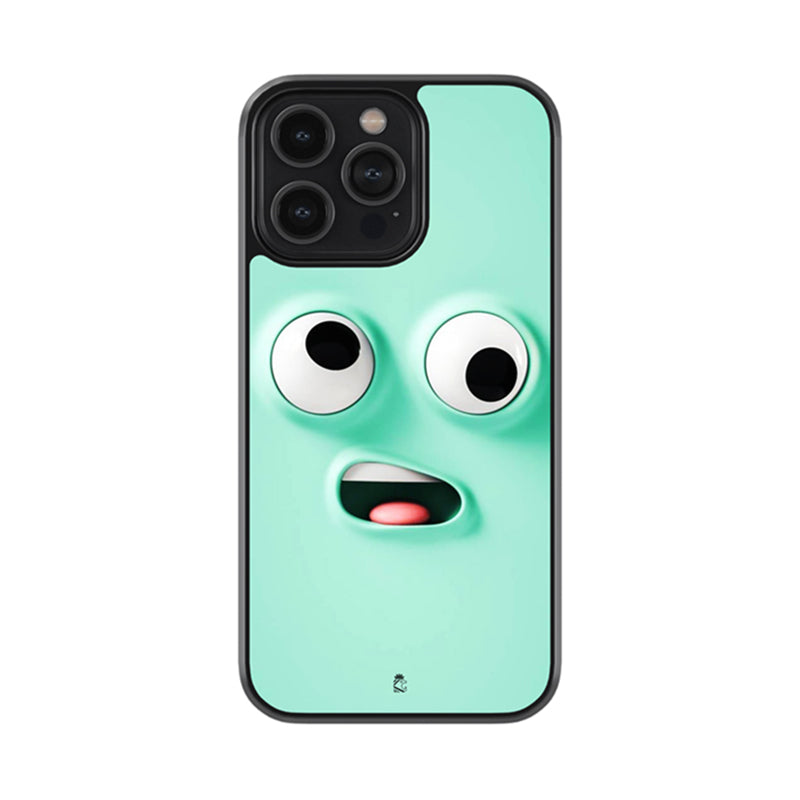 Crazy Face Glass Case