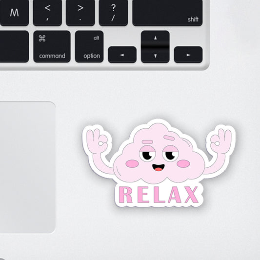 Relax Laptop Sticker