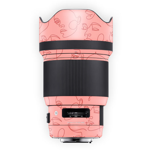 Lady Face Art Lens Skin