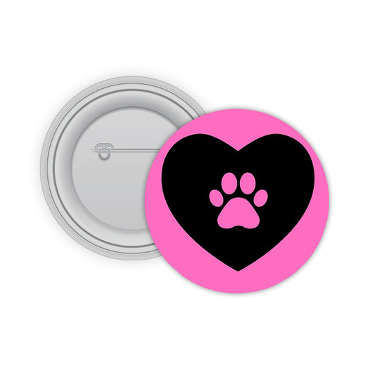 Paw Pin-back Button Badge