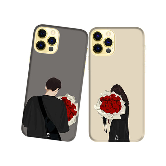 Long Distance Relationship Slim Hard Couple Phone Case