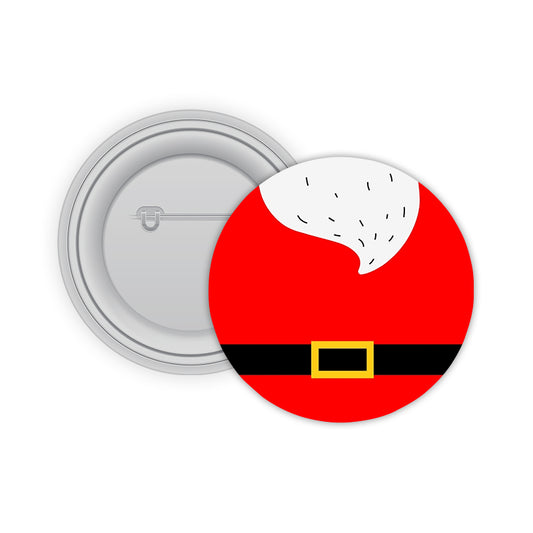 Santa Pin-back Button Badge