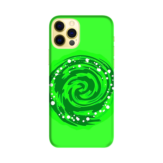 Green Time Travel Wheel Slim Hard Case