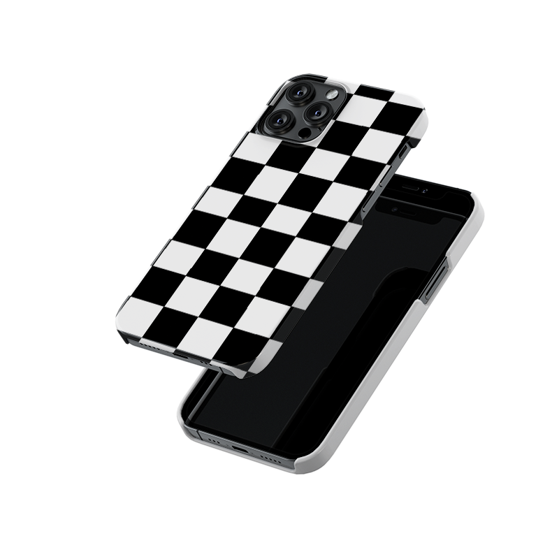 Checkers Pattern Slim Hard Case