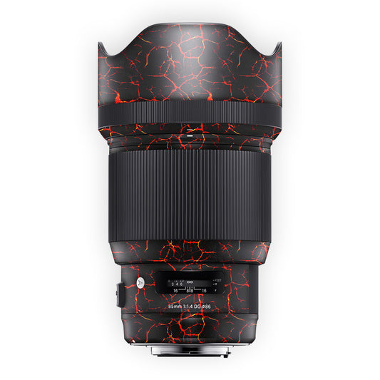 Red Core Lava Lens Skin