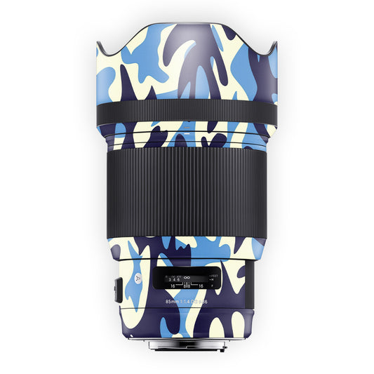 Blue Camo Lens Skin