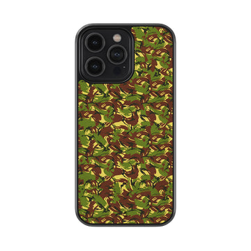 Swirl Pattern Camo Glass Case