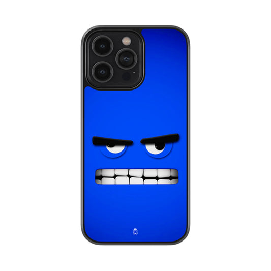 Grimacing Face Glass Case