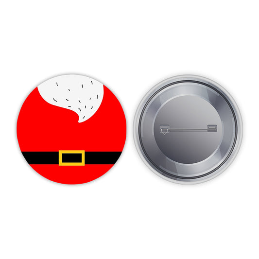 Santa Pin-back Button Badge