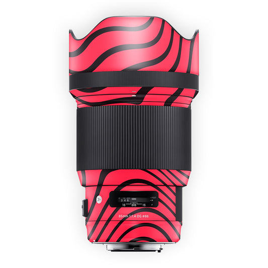 Red Topograph Lens Skin