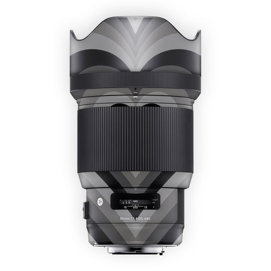 Grey Balck Heart Lens Skin