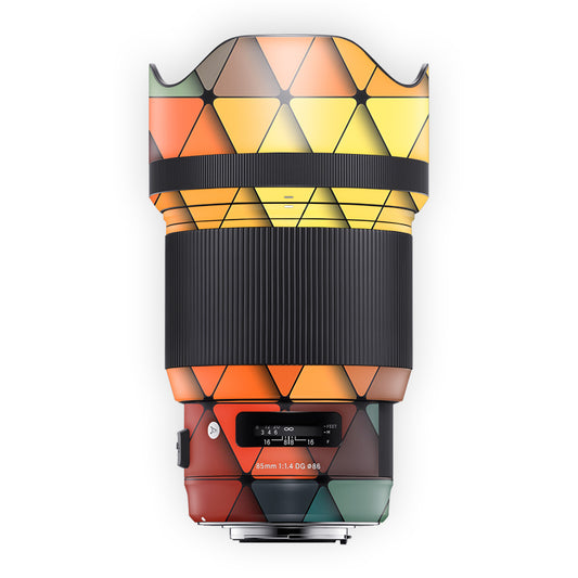 Abstrac Triangles Lens Skin