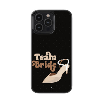 Team Bride Glass Phone case