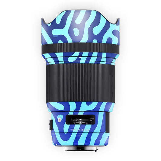 Blue Topograph Lens Skin