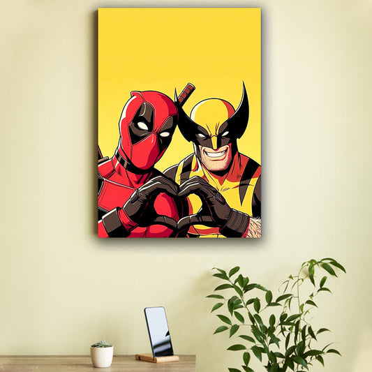 Deadpool and Wolverine Friends Poster