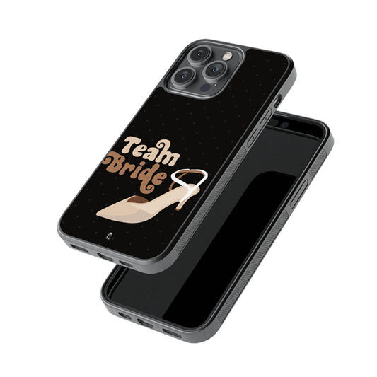 Team Bride Glass Phone case