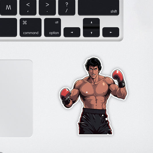 Rambo the Fighter Laptop Sticker