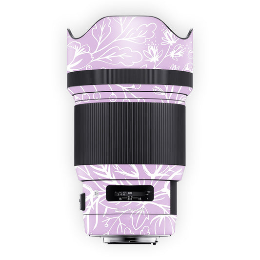 Purple Flowers Lens Skin