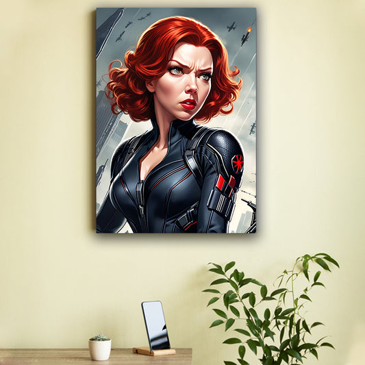 Black Widow In Field Poster