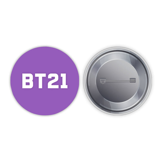 BT21 Pin-back Button Badge