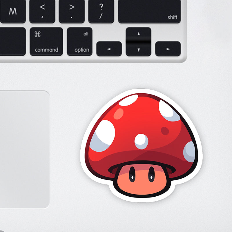 Mushroom Laptop Sticker