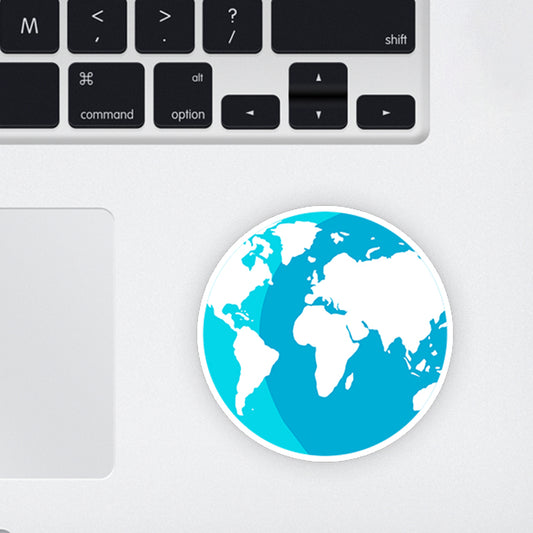 Globe Laptop Sticker