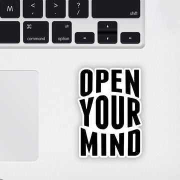 Open Your Mind Laptop Sticker